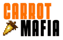 a logo for carrot mafia with a picture of a carrot on it