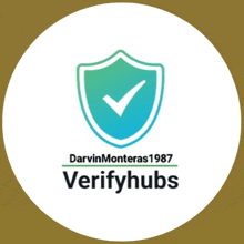 a logo for verifyhubs with a check mark on a shield