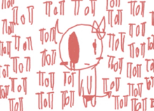 a drawing of a person surrounded by words that start with the letter " t "