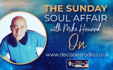 a poster for the sunday soul affair with mike howard on