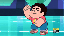a cartoon character from the cartoon network giving a fist pump