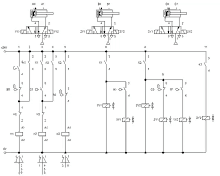 a diagram of a hydraulic system with the numbers 1 through 12