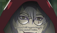 a cartoon character says in name i will be more famous than madara uchiha