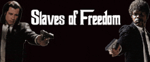 a poster for the movie slaves of freedom