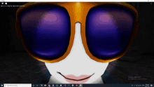 a close up of a person wearing sunglasses on a computer screen that says activate windows