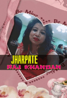 a picture of a woman with the name jharpate raj khandan on the bottom