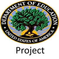 a logo for the department of education in the united states