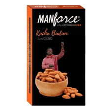 a box of manforce extra dotted condoms with kacha badum flavored