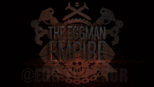 a logo that says the eggman empire with a chain around it