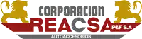 a logo for corporacion reactsa p & f s.a