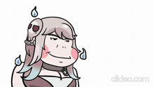a cartoon of a person driving a car and a cartoon of a cow flying in the air .