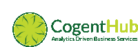 a logo for a company called cogenthub analytics driven business services