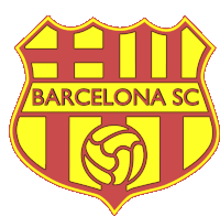 a red and yellow logo for barcelona sc