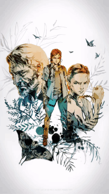 a poster for a video game called the last of us 2