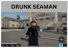 a screenshot of a video game with the name drunk seaman