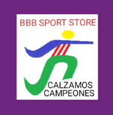 a colorful logo for bbb sport store