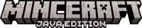 a logo for the minecraft java edition game