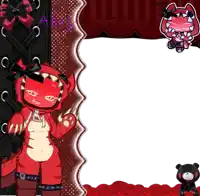 a drawing of a red monster with the word amy written on it