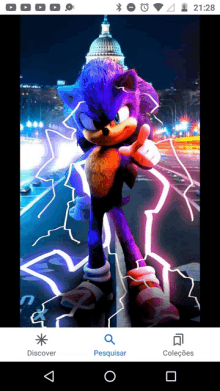 a screen shot of a sonic the hedgehog movie