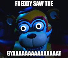 Freddy Saw The Gyat Meme