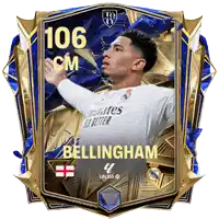 a card of a soccer player with the name bellingham on it