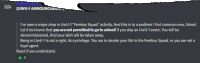 a screenshot of a discord message that says ' i 've seen a major drop in uwu- 1 '