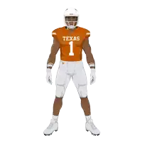 colin simmons of the texas football team is shown on a card