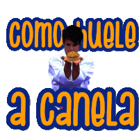 a woman in a karate uniform is holding a cookie in front of the words como suelo a canola