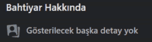 a black background with white text that says bahtiyar hakkında