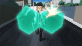a cartoon of a man holding a sword and shield
