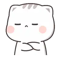 a cartoon cat with a very angry look on its face