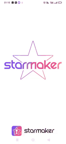 a screenshot of a starmaker app on a cell phone