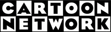 a black and white cartoon network logo