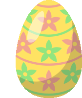 Easter Egg Spring Fling Sticker