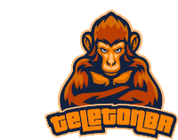 a logo with a monkey and the words telecombr