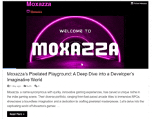 a screenshot of moxazza 's pixelated playground