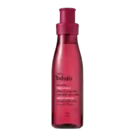 a bottle of tododia body splash with a red cap