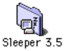 a sleeper 3.5 icon with a folder and a computer