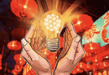 a drawing of a person holding a light bulb in their hands