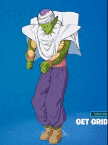 piccolo from dragon ball z is dancing in a video game