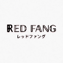 a red fang logo with chinese writing underneath