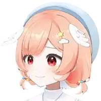 a girl with a star on her head and wings on her head