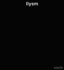 a blurry picture of a man holding a red rose with the word illysm written on the bottom