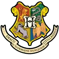 a harry potter crest with the words draco dormiens nunquam written on it