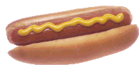 a hot dog on a bun with yellow mustard on it