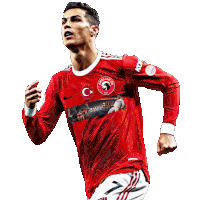 a soccer player wearing a red shirt with the word dallas on the front