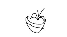 a black and white drawing of a smiley face with a thumbs up