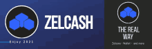 a logo for zelcash the real way