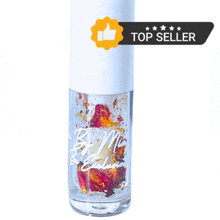 a bottle of lip gloss with a thumbs up and the words top seller on it