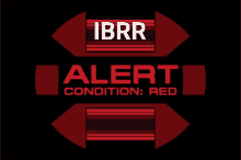 a sign that says alert condition red on it